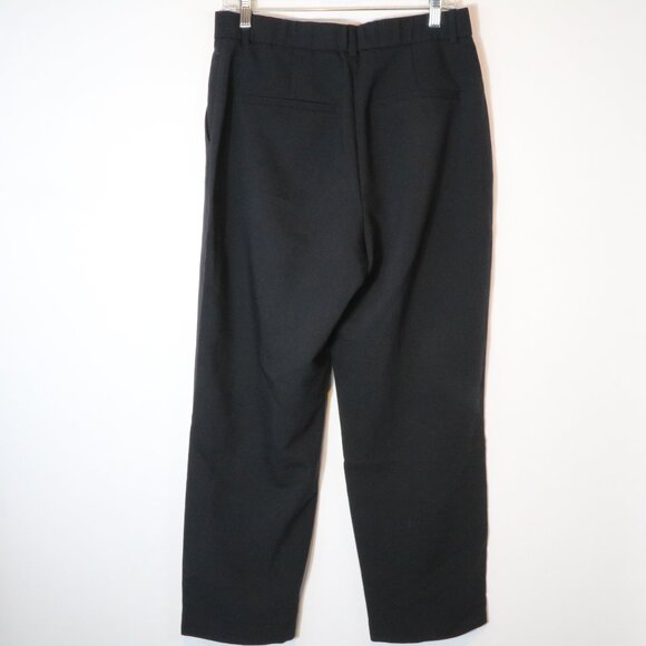 Abercrombie & Fitch Curve Love Tailored Trouser Pants Womens 8 Black High Rise - Picture 5 of 5
